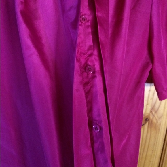 Vintage 80’s Impressions Fuchsia Top - Picture 4 of 6